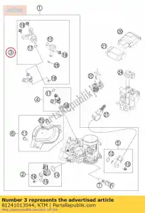 ktm 81241013044 combustível ferroviário cpl. 09 - Lado inferior