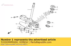 Ici, vous pouvez commander le pas de description disponible auprès de Honda , avec le numéro de pièce 53200MM9000: