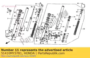 Honda 51410MY3781 pipe comp., r. fr. forchetta ( - Il fondo