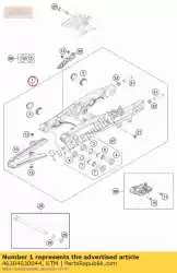 Aquí puede pedir brazo oscilante cpl. 65 sx 2016 de KTM , con el número de pieza 46304030044: