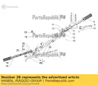 646806, Piaggio Group, Brake lever (heng t.) vespa px vespa px zapm74100, zapm74101 zapm74200, zapm743d 125 150 200 1985 1992 2007 2008 2011 2016 2017 2018, New