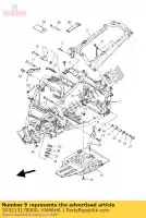 1S3213170000, Yamaha, resta, motore 3 yamaha yfm 700 2006 2007, Nuovo