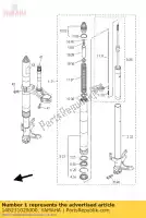 14B231020000, Yamaha, voorvork assy (l.h) yamaha yzf r 1000 2009 2010 2011, Nieuw