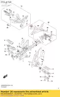 0920008067, Suzuki, perno suzuki  rf rg rgv 125 250 600 1989 1991 1992 1993 1994 1995 1996 1997 2018, Nuovo