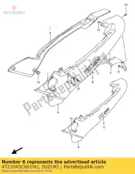Here you can order the cover,frame lh from Suzuki, with part number 4721045C601HU: