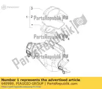 640989, Piaggio Group, combinação de metros gilera runner zapm46301 125 200 2005 2006 2007 2008 2009 2010 2011 2016 2017, Novo