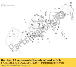 Tutaj możesz zamówić drzwi schowka na r? Kawiczki od Piaggio Group , z numerem części 67361800L5: