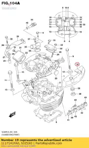 Suzuki 1117141FA0 dop, cilinderkop co - Onderkant