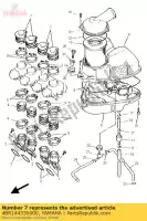 4BR144530000, Yamaha, z??cze, filtr powietrza 1 yamaha xj 600 1992 1993 1994 1995, Nowy