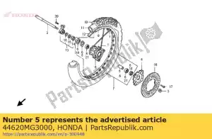 honda 44620MG3000 colarinho, fr. distância da roda - Lado inferior