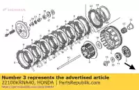 22100KRNA40, Honda, buitenste comp., koppeling honda crf  x l r m crf250r 250 , Nieuw