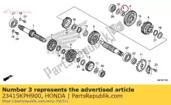 Aqui você pode pedir o arbusto, 15mm em Honda , com o número da peça 23415KPH900: