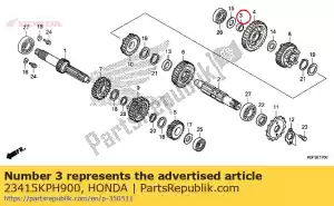 Honda 23415KPH900 douille, 15 mm - La partie au fond