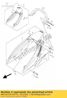 6816542F20J7A, Suzuki, tape,seat tail suzuki gsx 1400 2004, New