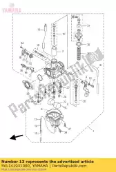 pijp van Yamaha, met onderdeel nummer 5VL141931000, bestel je hier online: