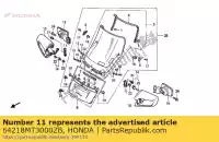 64218MT3000ZB, Honda, espaciador, cubierta de espejo insi honda st pan european  a st1100 1100 , Nuevo