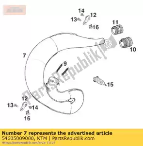 ktm 54605009000 rura wydechowa ni. ?ktm546 - Dół