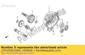 honda 23430GEZ000 comp. de engrenagem, final (47t) - Lado inferior