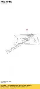 suzuki 1140148861 gasket set - Bottom side