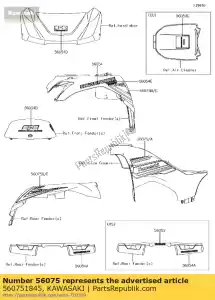 kawasaki 560751845 01 patroon,zijkant,links - Onderkant