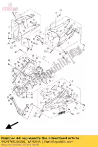 yamaha 992470028000 emblème, yamaha - La partie au fond