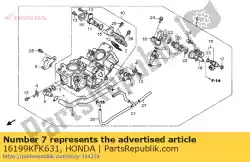Ici, vous pouvez commander le aucune description disponible pour le moment auprès de Honda , avec le numéro de pièce 16199KFK631: