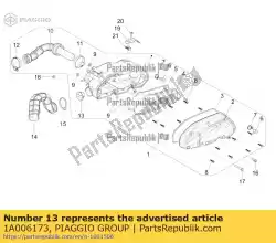 Tutaj możesz zamówić w?? Gumowy od Piaggio Group , z numerem części 1A006173: