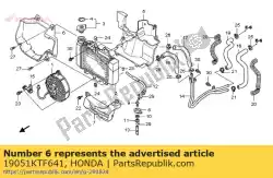 Qui puoi ordinare sudario, fr. Termosifone da Honda , con numero parte 19051KTF641: