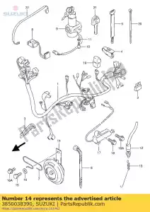 Suzuki 3850038390 corno assy - Il fondo