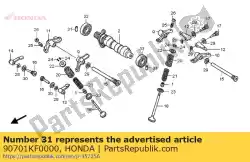 Qui puoi ordinare perno di riferimento, 10x18 da Honda , con numero parte 90701KF0000: