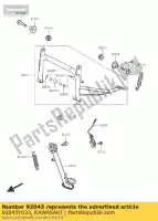 92043Y033, Kawasaki, pin sc300aef kawasaki j 125 300 2015 2016, Nowy