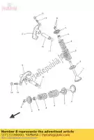 1J7121180000, Yamaha, lock, valve spring yamaha  sr srx tt xj xt xv xvs yfm yxr 250 350 400 450 535 600 650 900 1986 1987 1988 1989 1990 1991 1992 1993 1994 1995 1996 1997 1998 1999 2000 2001 2002 2003 2004 2005 2006 2007 2008 2009 2010 2011 2012 2013 2014 2015 2016 2017 2018 2019 2020 2021, New