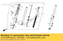 Qui puoi ordinare pipe comp., fr. Forchetta da Honda , con numero parte 51410MFAD01: