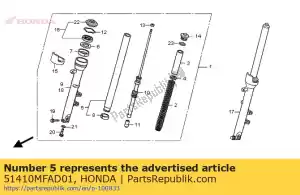 honda 51410MFAD01 pipe comp., fr. forchetta - Il fondo