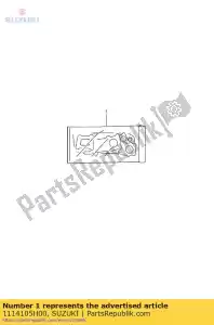 Suzuki 1114105H00 gasket,cylinder - Bottom side