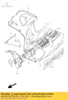 6818039F30LR5, Suzuki, juego de cintas, capucha suzuki gsx r600z 600 , Nuevo