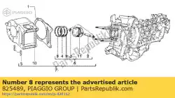 Ici, vous pouvez commander le segment de piston auprès de Piaggio Group , avec le numéro de pièce 825489: