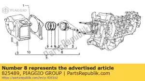 Piaggio Group 825489 segment de piston - La partie au fond