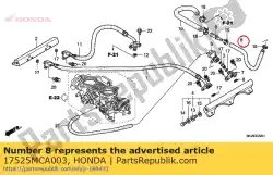 Here you can order the hose, fuel return from Honda, with part number 17525MCA003: