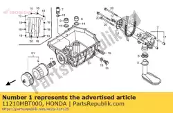 Here you can order the pan, oil from Honda, with part number 11210MBT000: