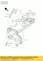 321601621TX, Kawasaki, frame-comp, al, fr, silv kawasaki zx6r ninja j zx 6r 600 , Nuevo