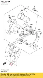 suzuki 5910031880 jeu de coussinets et cales, - La partie au fond