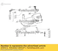256415, Piaggio Group, buffer ape vin: zapc80000, motor: c000m zapc80000 50 1998 1999 2000 2001 2002 2003 2004 2005 2006 2007 2008 2009 2010 2011 2012 2013 2014 2015 2016 2017 2018 2019 2020 2021 2022, Nuevo
