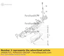 Ici, vous pouvez commander le protection auprès de Piaggio Group , avec le numéro de pièce 1A006753: