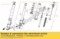 51425MGE003, Honda, comp. tubo, r. slide honda vfr  f crosstourer x dtc fd xd dct vfr1200fa vfr1200fda vfr1200f vfr1200fd 1200 , Novo