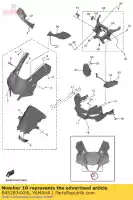 B4S2834X00, Yamaha, conjunto gráfico 1, vaca yamaha yzfr1ml yzf1000dl yzfr1mm yzf1000dm 1000 , Novo