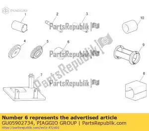 Piaggio Group GU05902734 wrench for sprocket ring nut - Bottom side