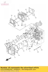 yamaha 932100980500 o-ring - Il fondo