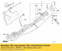 18127661042, BMW, perno de fijación - m5x10 bmw  1150 1200 1996 1997 1998 1999 2000 2001 2002 2003 2004, Nuevo