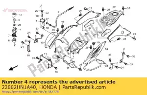 Honda 22882HN1A40 caso, rvs assist l - Lado inferior